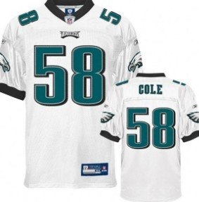 philadelphia eagles #58 trent cole white jersey philadelphia eagles #58 trent cole white jersey