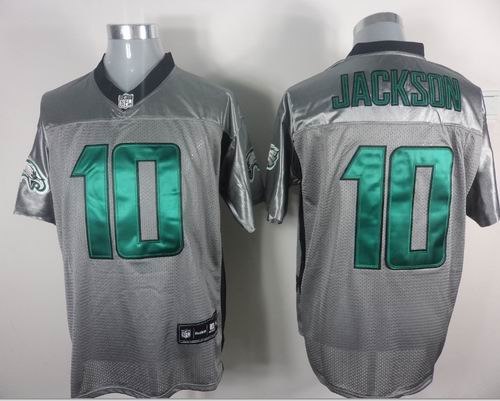 philadelphia eagles 10 desean jackson gray shadow jerseys