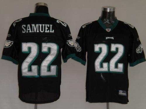 philadelphia eagles 22 asante samuel black jerseys