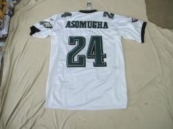 philadelphia eagles 24# asomugha white jersey