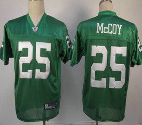 philadelphia eagles 25 mccoy lt green jerseys