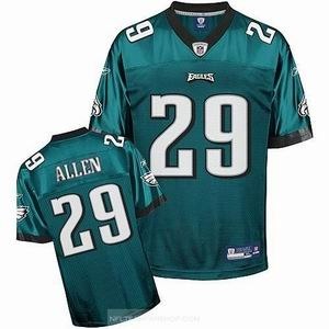 philadelphia eagles 29 nathaniel allen green team color