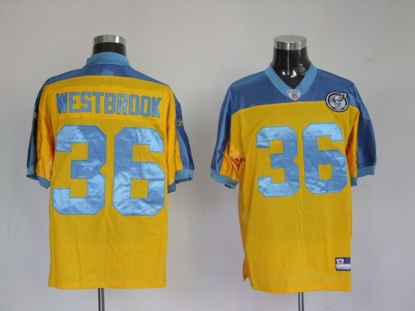 philadelphia eagles 36 brian westbrook yellow