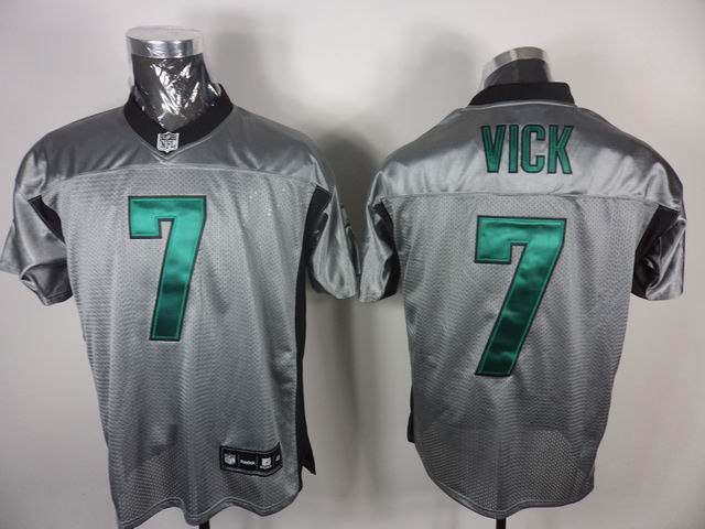 philadelphia eagles 7 michael vick gray shadow jerseys
