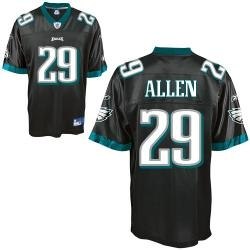 philadelphia eagles jersey black 29# nathaniel allen