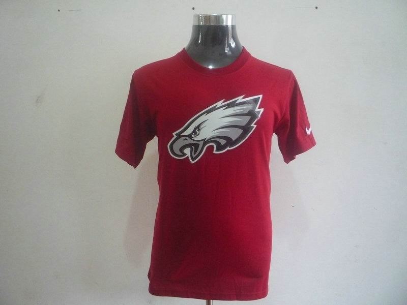 philadelphia eagles sideline legend authentic logo dri-fit t-shirt red