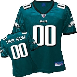 philadelphia eagles women customized green jersey philadelphia eagles women customized green jersey