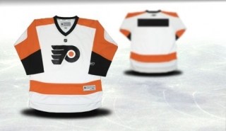 philadelphia flyers youth white jersey (blank or customized) philadelphia flyers youth white jersey (blank or customized)