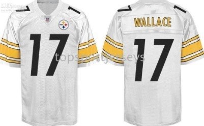 pittsburgh steelers #17 wallace white jersey