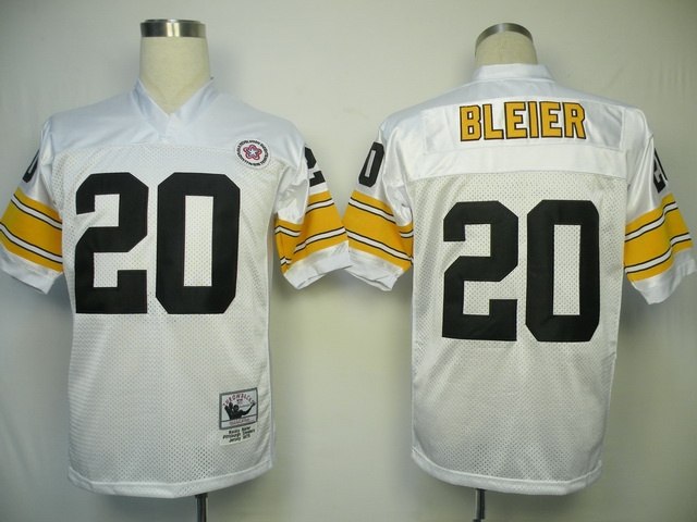 pittsburgh steelers #20 bleier white