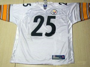 pittsburgh steelers #25 ryan clark jersey white 1