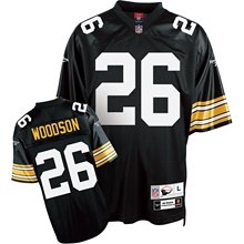 pittsburgh steelers #26 woodson throwback black