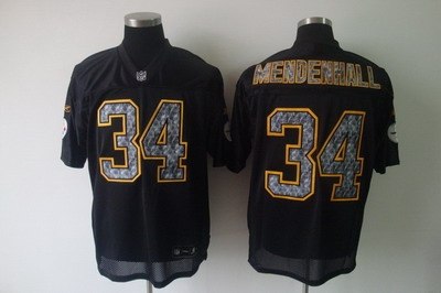pittsburgh steelers #34 rashard mendenhall black jerseys[2011 united sideline ]