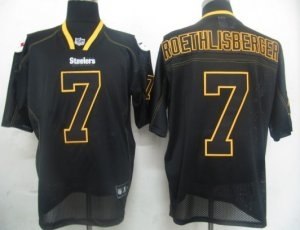 pittsburgh steelers #7 roethlisberge black