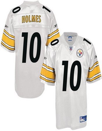 pittsburgh steelers 10 santonio holmes white jerse