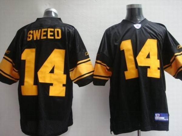 pittsburgh steelers 14 limas sweed black jersey (y