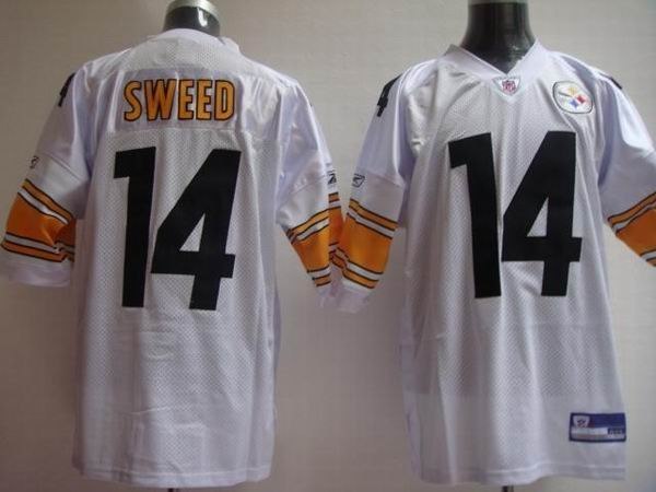 pittsburgh steelers 14 limas sweed white jerseys