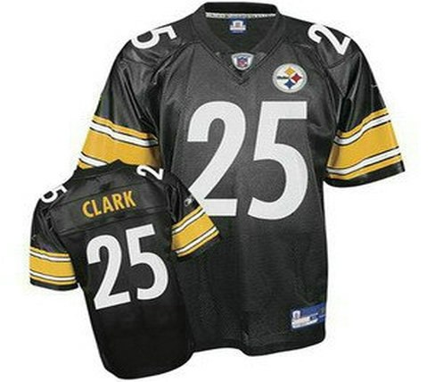 pittsburgh steelers 25 ryan clark jersey black