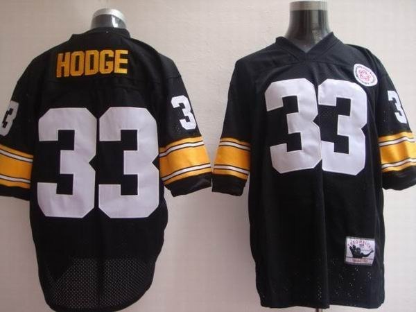 pittsburgh steelers 33 hodge black throwback jerse