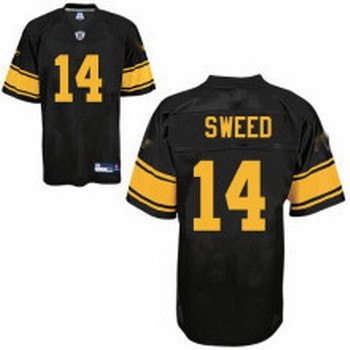 pittsburgh steelers 39 willie parker black jerseys (yellow number)