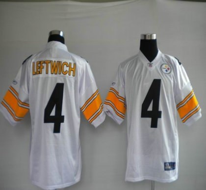 pittsburgh steelers 4 leftwich white jerseys