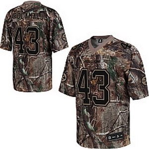 pittsburgh steelers 43 troy polamalu camo