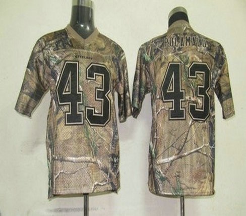 pittsburgh steelers 43 troy polamalu camo jerseys