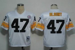 pittsburgh steelers 47 blount white throwback