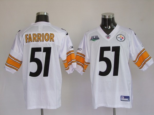 pittsburgh steelers 51 forrior white