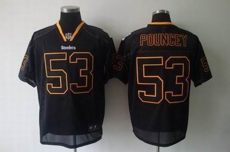 pittsburgh steelers 53 maurkice pouncey black field shadow