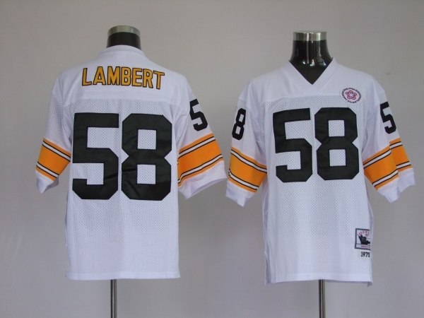pittsburgh steelers 58 jack lambert white
