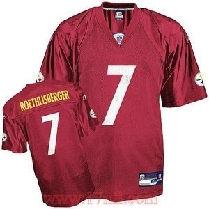 pittsburgh steelers 7 ben roethlisberger red qb practice jersey