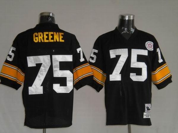 pittsburgh steelers 75 joe greene black mitchell a