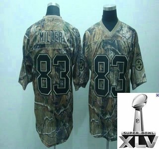 pittsburgh steelers 83 heath miller {2010 real tree collection} {2011 super bowl xlv }