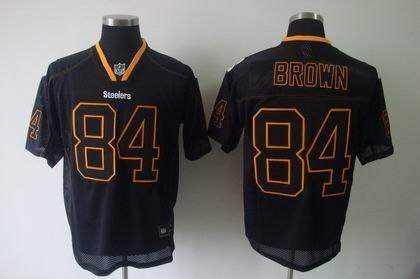 pittsburgh steelers 84 antonio brown black champs tackle twill jerseys