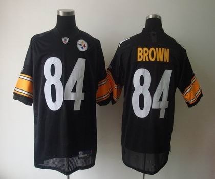 pittsburgh steelers 84 antonio brown black jerseys
