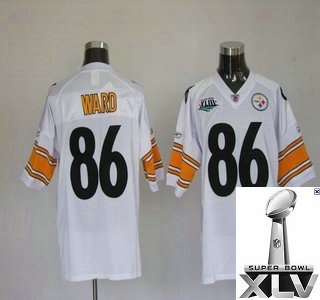 pittsburgh steelers 86 hines ward super bowl xliii white jerseys {2011 super bowl xlv }