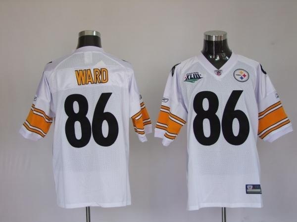 pittsburgh steelers 86 hines ward super bowl xliii white jerseys