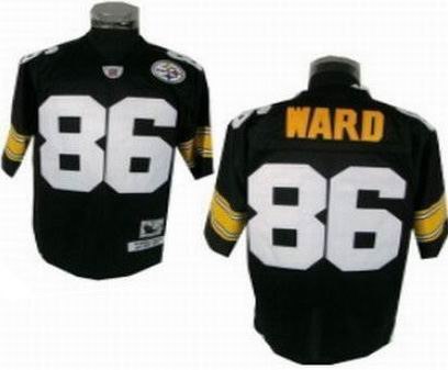 pittsburgh steelers 86 hines ward throwback black jerseys