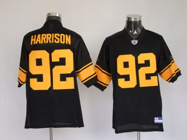 pittsburgh steelers 92 james harrison (yellow number)