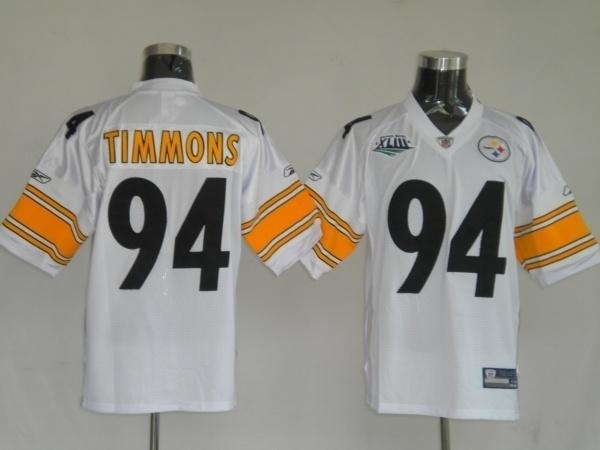 pittsburgh steelers 94 lawrence timmons white jerseys