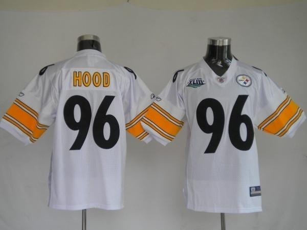 pittsburgh steelers 96 hood white jerseys