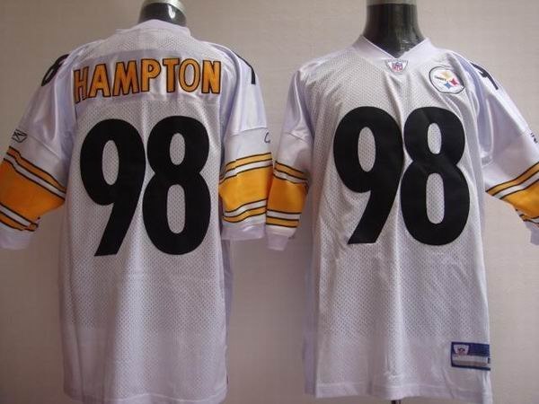 pittsburgh steelers 98 casey hampton white jerseys