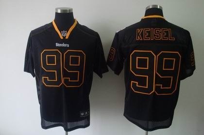 pittsburgh steelers 99 brett keisel black champs tackle twill jerseys