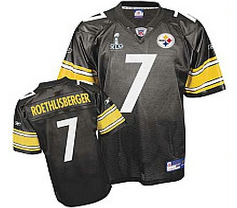 pittsburgh steelers ben roethlisberger 7 super bowl xlv team color jersey