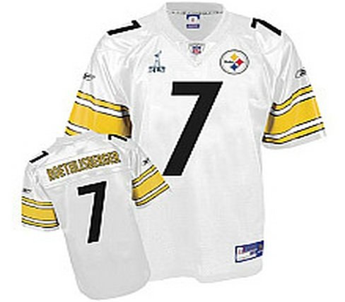 pittsburgh steelers ben roethlisberger 7 super bowl xlv white jersey