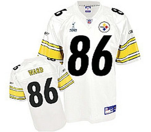 pittsburgh steelers hines ward 86 super bowl xlv white jersey