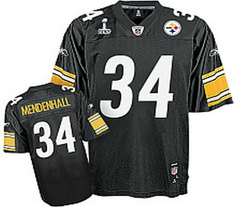 pittsburgh steelers rashard mendenhall 34 super bowl xlv team color jersey