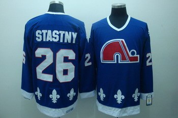 quebec nordiques 26 paul stastny blue jerseys ccm quebec nordiques 26 paul stastny blue jerseys ccm