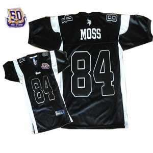 randy moss 84 minnesota vikings 50th black jersey randy moss 84 minnesota vikings 50th black jersey